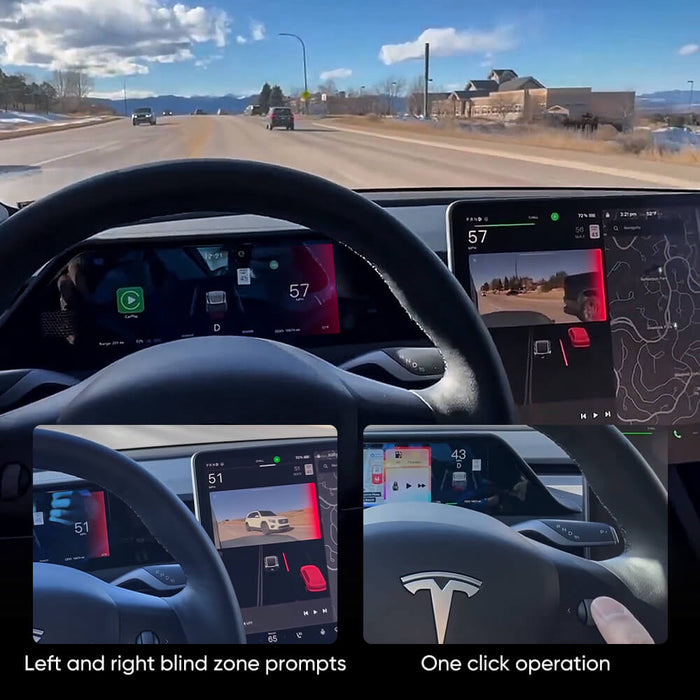 Tableau de bord intégré Tesla Model 3/Y 8,9" avec écran d'affichage numérique et caméra FY9-C