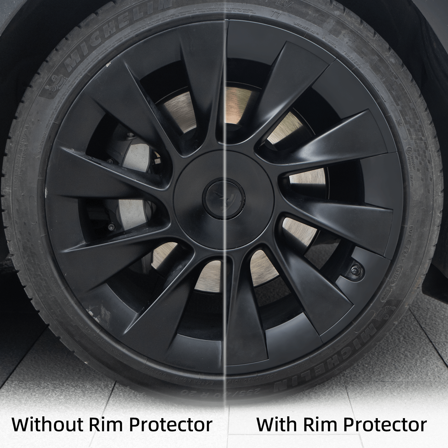 Hansshow Tesla Model Y 2019+ 20-Inch Wheel Hub Protector Covers (Set of 40)