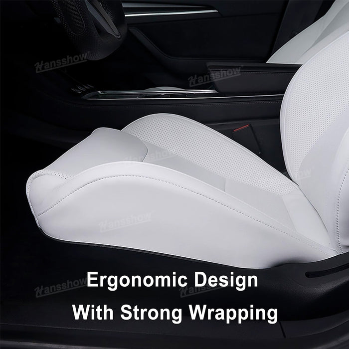 Tesla Model Y/3 Seat Replacement Car Seat NAPPA Leather OEM Foam Full Set Inspired By Model 3 Highland Performance|Hansshow