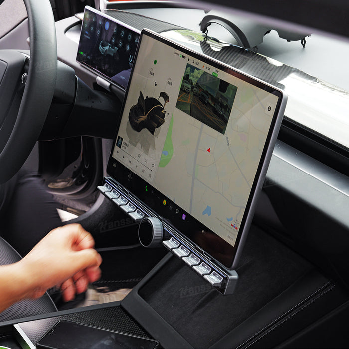 Bouton de commande physique de la console centrale à fonctions multiples pour Tesla Model Y/3