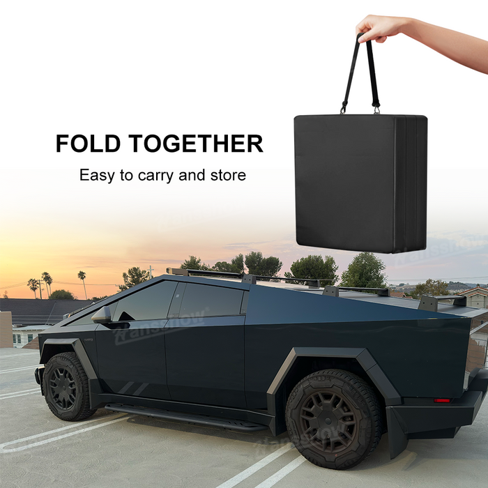 Tesla Cybertruck Trunk Tailgate Cushion Foldable Jumpseat Pad | Hansshow