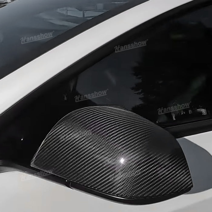 Model 3/Y Real Carbon Fiber Rearview Mirror Cover