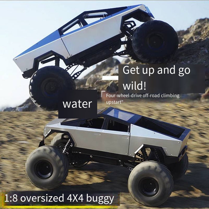 Hansshow Remote-Controlled Cybertruck--45CM-Future Off-Road Masterpiece