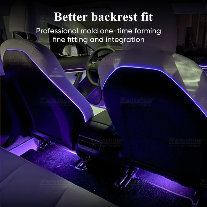 Hansshow2021+ Model 3/Y Laser Carving Ambient Lighting Upgrade Kit