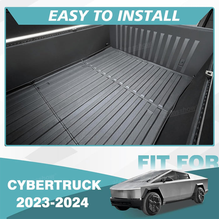 Ensemble de tapis de sol et de coffre sur mesure Cybertruck - Matériau TPE durable