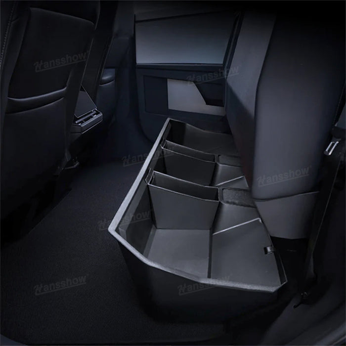 Tesla Cybertruck Underseat Storage Box Upgraded Under Seat Black Interior Accessories|Hansshow