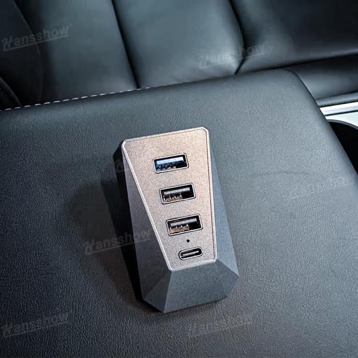 Tesla Cybertruck 4-in-1 Glove Box USB Hub Docking Station|Hansshow