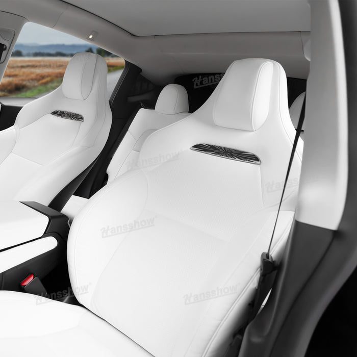 Tesla Model Y/3 Seat Replacement Car Seat NAPPA Leather OEM Foam Full Set Inspired By Model 3 Highland Performance|Hansshow