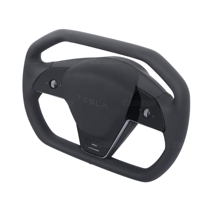 Hansshow Cyber Steering Wheel for Model Y / 3 Inspired by Cybertruck Style