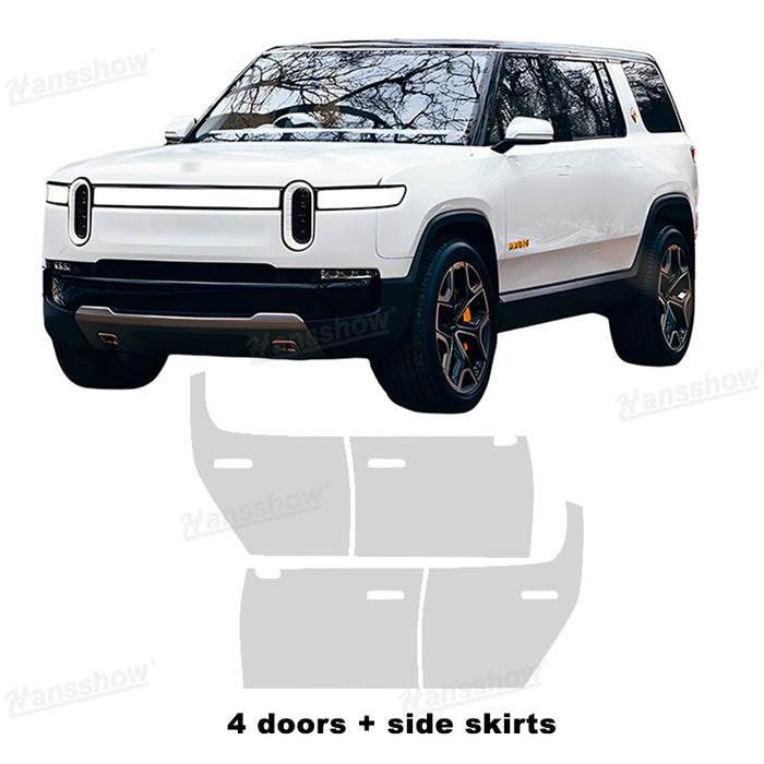 Rivian R1S PPF Protection TPU Kit-Wrap Invisible Pre-cut Full Coverage Protective Film | Hansshow