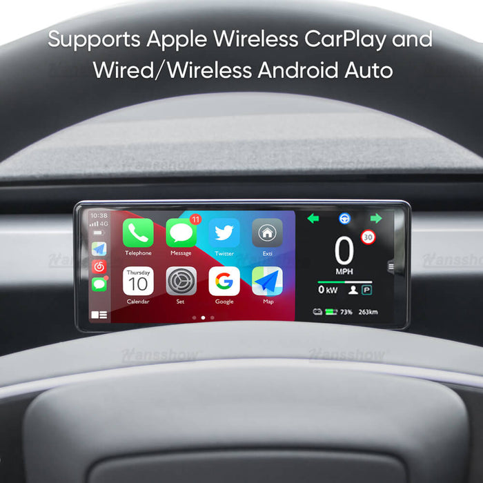 Hansshow Tesla Model 3 Highland F68-C Plus 6.86" Touchscreen Display with Carplay and Front Camera