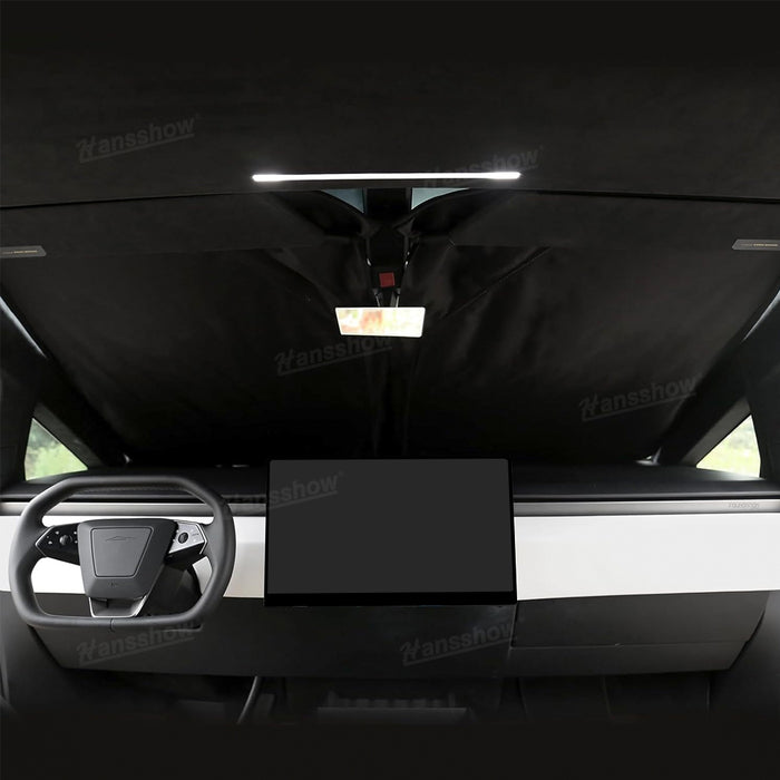 Windshield Sunshade Umbrella Sun Visor Foldable Sun Shield For Tesla Cybertruck