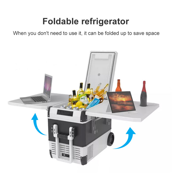 Foldable Refrigerator Trunk Refrigerator Portable Trunk fridge For Tesla Cybertruck App Control