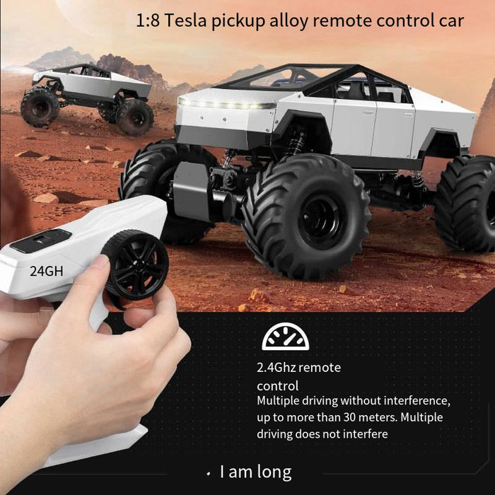 Hansshow Remote-Controlled Cybertruck--45CM-Future Off-Road Masterpiece