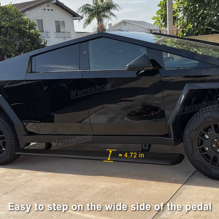 Tesla Cybertruck Automatic Retractable Electric Running Board Side Step | Hansshow