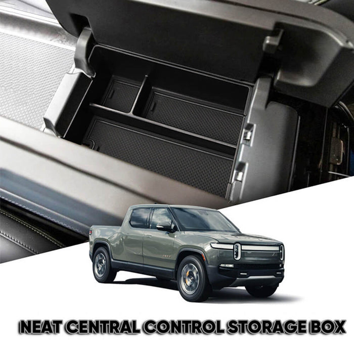 Rivian R1T/R1S Center Console Organizer Tray Armrest Storage Box Rivian R1T R1S Accessories