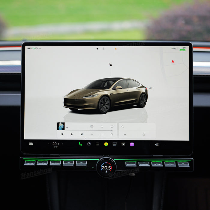 Bouton de commande physique de la console centrale à fonctions multiples pour Tesla Model Y/3