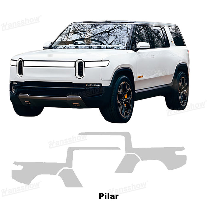 Rivian R1S PPF Protection TPU Kit-Wrap Invisible Pre-cut Full Coverage Protective Film | Hansshow