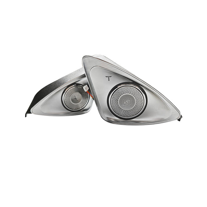 Haut-parleur rotatif Tesla Model Y/3/3 Highland 4D Audio Tweeter rotatif avec éclairage ambiant LED