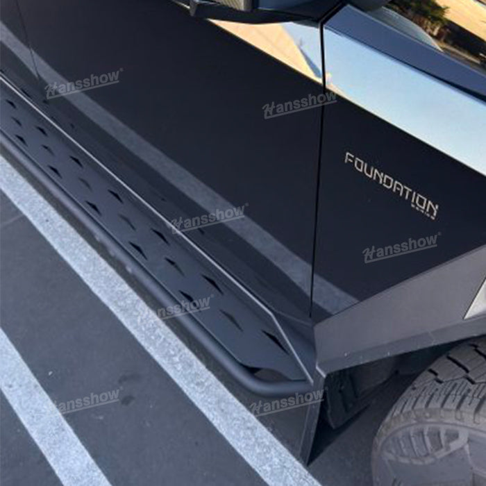 Hansshow Tesla Cybertruck Running Boards Side Steps Exterior Brackets Nerf Bars