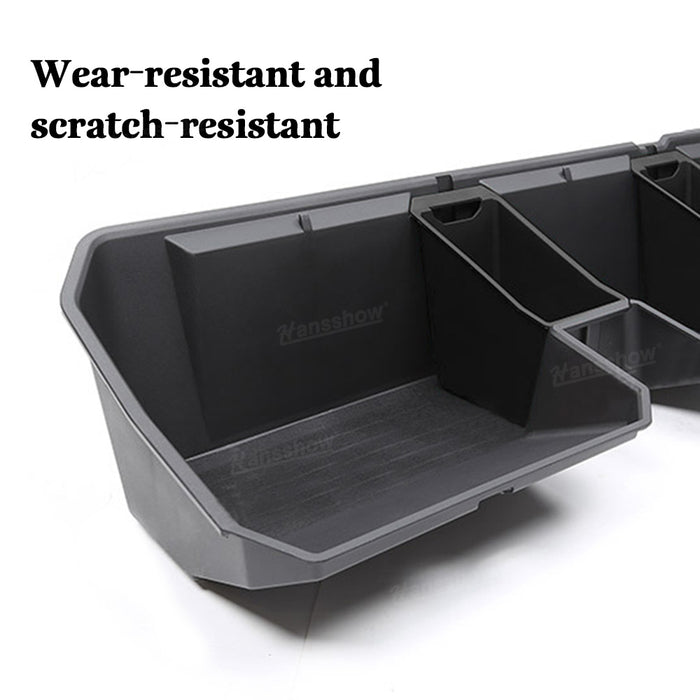 Tesla Cybertruck Underseat Storage Box Upgraded Under Seat Black Interior Accessories|Hansshow