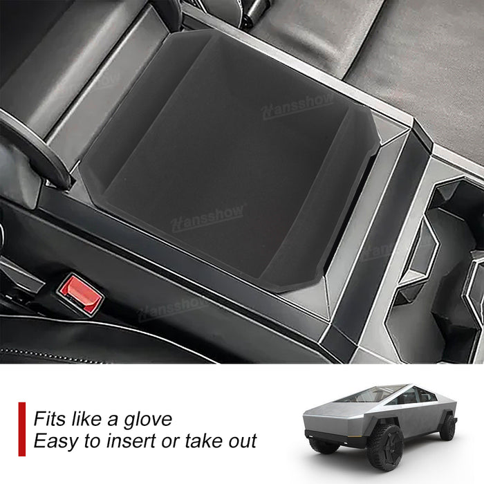 Tesla Cybertruck Center Console Organizer Armrest Storage Box Tray 2PCS