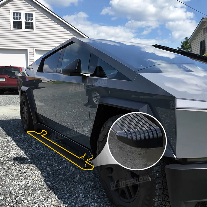 Tesla Cybertruck Automatic Retractable Electric Running Board Side Step | Hansshow