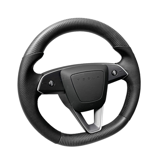 Tesla Model 3 Highland Steering Wheel Replacement Sport Carbon Fiber Hansshow