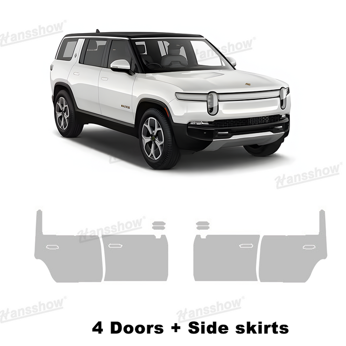 Rivian R1S PPF Protection Kit-Wrap Invisible Pre-Cut Clear Full Coverage Protective Film | Hansshow