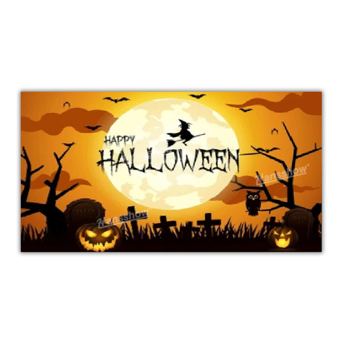 Halloween-Themed Car Rear Compartment Backdrop Cloth|Hansshow