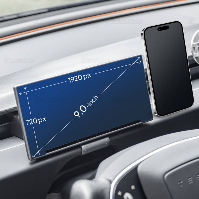 Tableau de bord intelligent Hansshow Model 3 Highland F9 avec écran tactile de 9 pouces Carplay/Android Auto