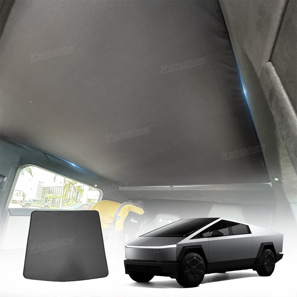 Tesla Cybertruck Glass Roof Sunshade Ice Crystal Heat Insulation UV Rays Protection