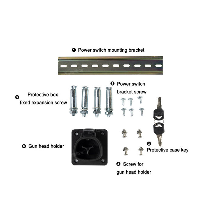 Boîtier de chargement Tesla avec serrure à combinaison, boîtier de rangement étanche pour câble de chargement, boîtier de chargeur pour modèle 3/Y/X/S