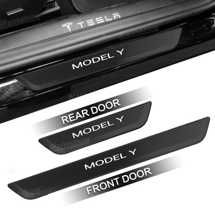 Model 3/Y LED illuminated Welcome Pedal Door Sill Protector