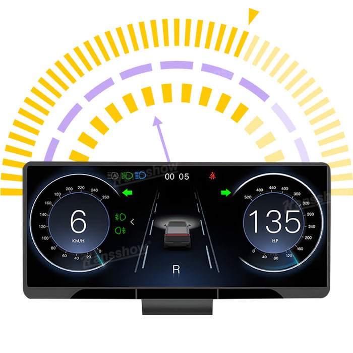 Tesla Cybertruck Dashboard Screen FC9 9 Inches Instrument Cluster With Front Camera | Hansshow