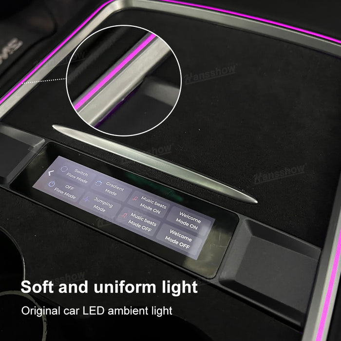 Model 3/Y Ambient Lighting Upgrade Kit Dragon Scale Style Tesla Interior LED Lighting Accessories