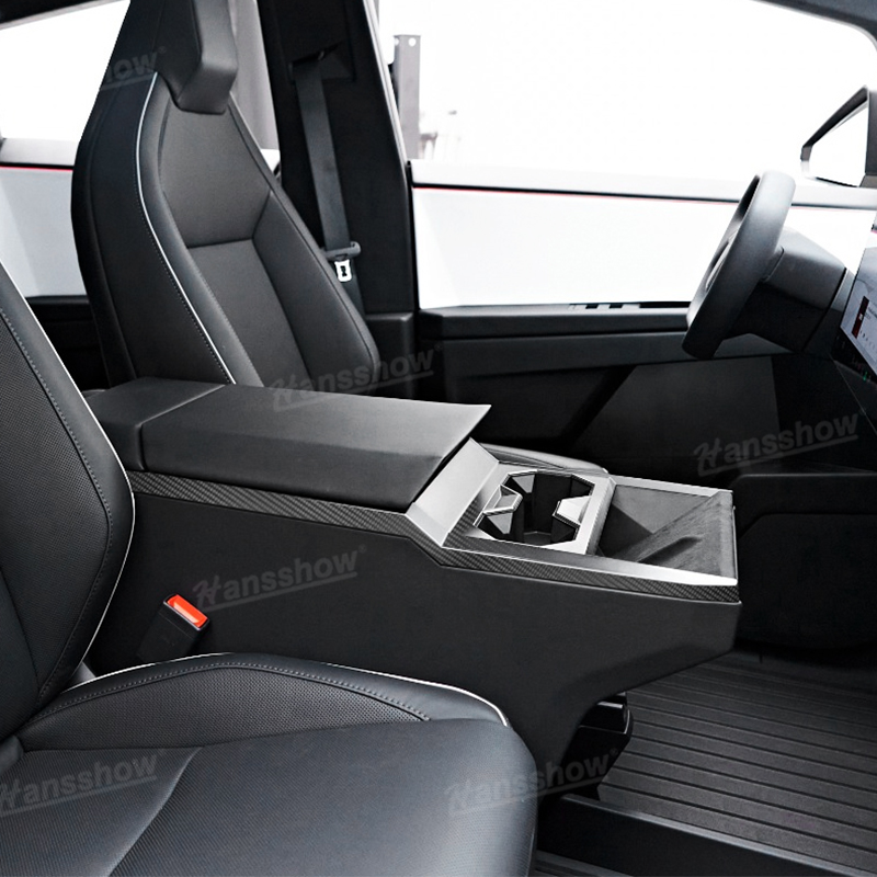 Tesla Cybertruck Real Carbon Fiber Full Interior Kit Dry Molded Carbon Fiber 11pcs | Hansshow