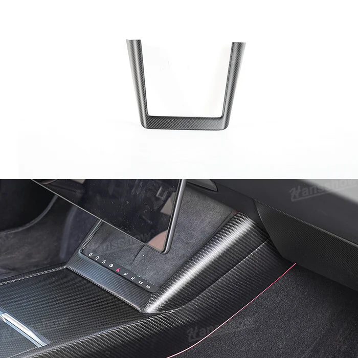 Tesla Model 3 Highland Full Interior Carbon Fiber Upgrade Kit Real Dry Molded Carbon Fiber Cover Wrap Protection | Hansshow