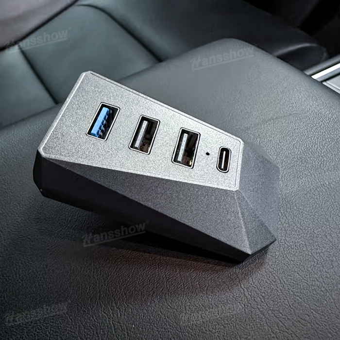 Tesla Cybertruck 4-in-1 Glove Box USB Hub Docking Station|Hansshow