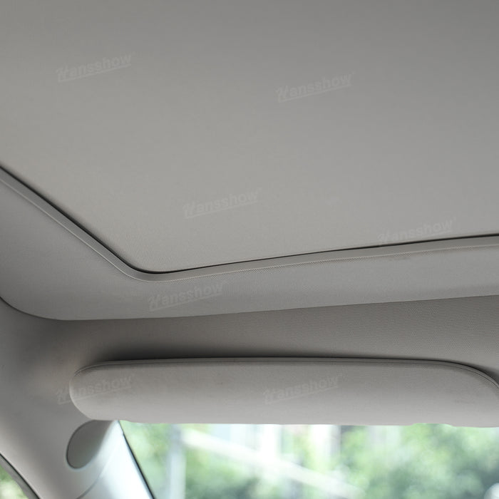 Tesla Model Y Electric Powered Sunshade Retractable Glass Roof Sunshade | Hansshow