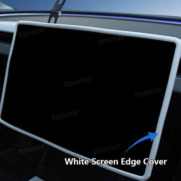 Tesla Model 3 Highland White Interior Set Decoration With White Yoke Steering Wheel |Hansshow