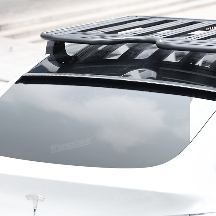 Tesla Model Y Real Carbon Fiber Roof Spoiler Exterior Accessories|Hansshow