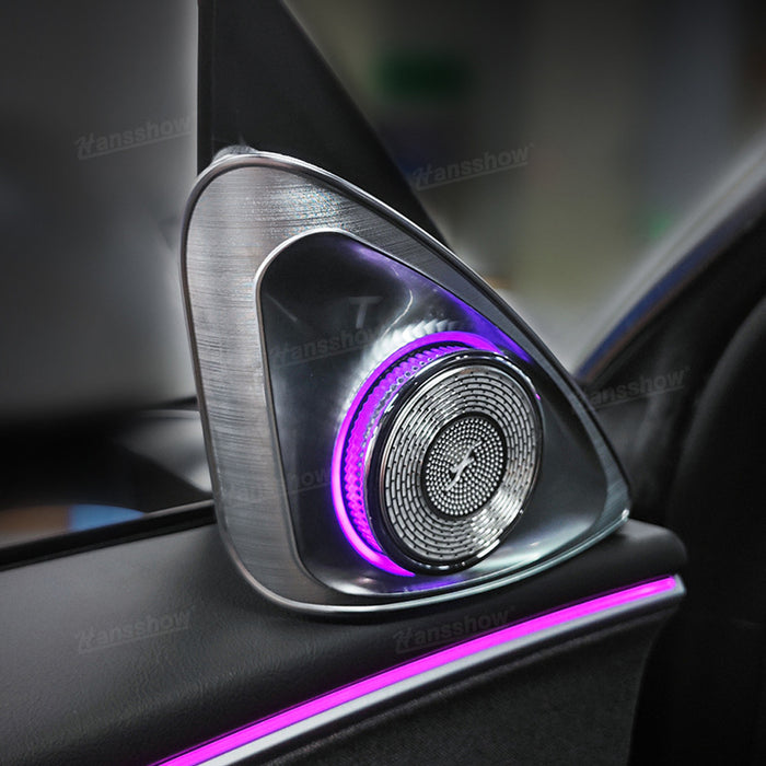 Haut-parleur rotatif Tesla Model Y/3/3 Highland 4D Audio Tweeter rotatif avec éclairage ambiant LED