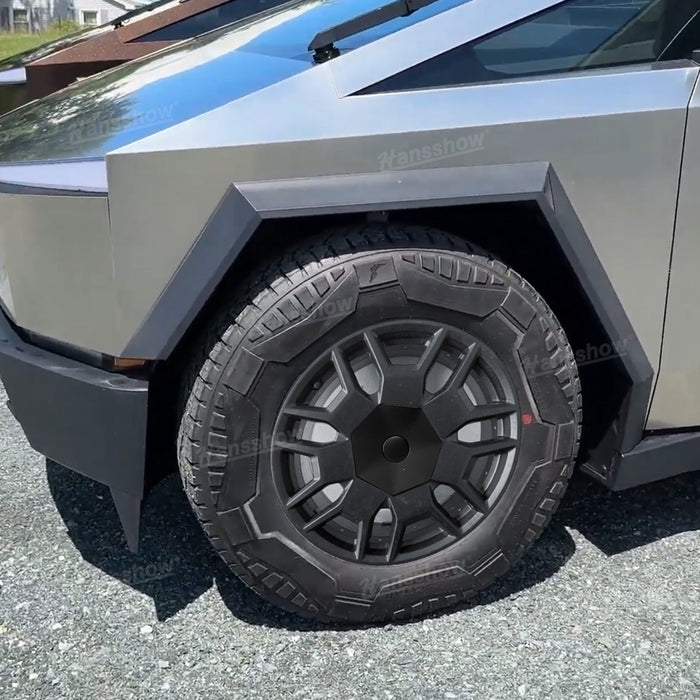 Tesla Cybertruck Gen2.0 Heptagon Center Wheel Hub Cap Tapas de llanta con tapas de tuercas | Hansshow