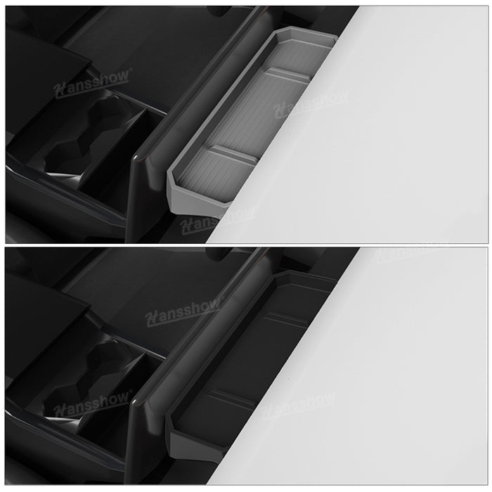 Tesla Cybertruck Storage Tray Behind Screen Center Console Organizer Silicone|Hansshow