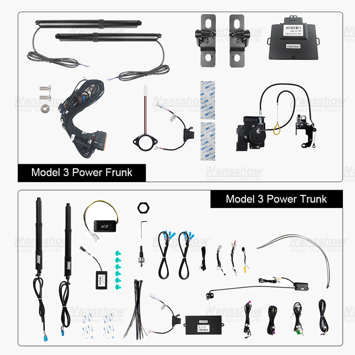 Model 3 Power Trunk and Frunk