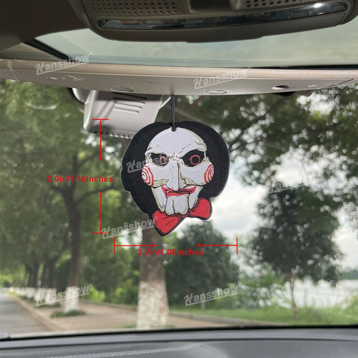 Halloween-Themed Ghost Face Car Essential Oil Fragrance Tablet|Hansshow