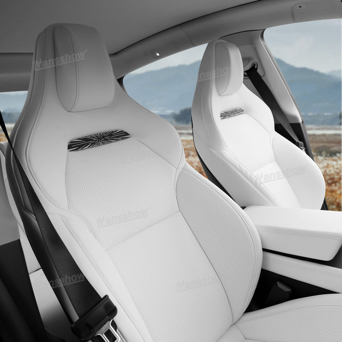 Tesla Model Y/3 Seat Replacement Car Seat NAPPA Leather OEM Foam Full Set Inspired By Model 3 Highland Performance|Hansshow