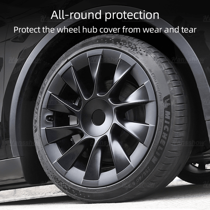 Hansshow 2019+ Model Y Wheel Rim Full Coverage Protective Rings (Set of 4)