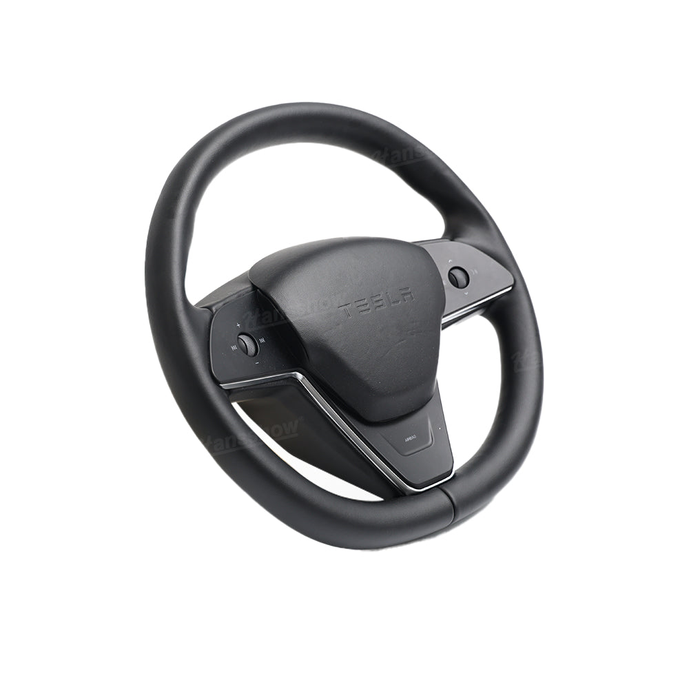Tesla Model X/S Round Steering Wheel Retrofit Kit Yoke Replacement